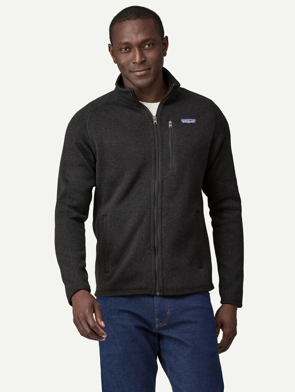 EUC Patagonia Men's Better Sweater Jacket in Black